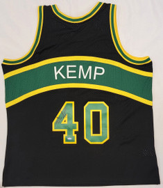 Seattle Supersonics Shawn Kemp Autographed 1994-95 Mitchell & Ness