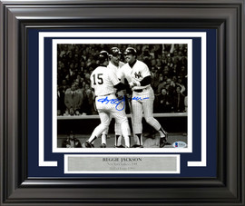 Reggie Jackson Autographed New York Yankees 16x20 Photo HOF BAS 23887