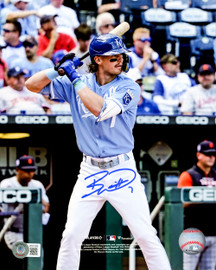 Bobby Witt Jr. Autographed 8x10 Photo Kansas City Royals Beckett BAS Witness Stock #210851