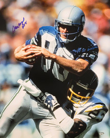 Steve Largent Autographed 16x20 Photo Seattle Seahawks "HOF 95" MCS Holo Stock #211089
