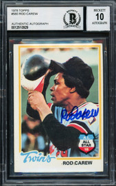 1977 Topps Rod Carew #120 PSA Gem Mint 10. Baseball Cards