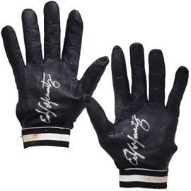 Julio Rodriguez Signed Game-Used Baseball Batting Glove Inscribed Game  Used (JSA)