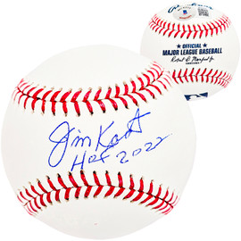 Jim Kaat Autographed Official MLB Baseball New York Yankees "HOF 2022" Beckett BAS Witness Stock #212253