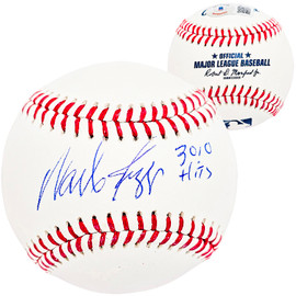 Wade Boggs Autographed Official MLB Baseball Boston Red Sox "3010 Hits" Beckett BAS Witness Stock #212197