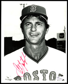 Carl Yastrzemski Autographed 8x10 Photo Boston Red Sox Vintage Signature JSA #V11798