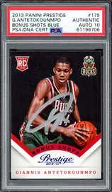 Giannis Antetokounmpo Autographed 2013 Panini Prestige