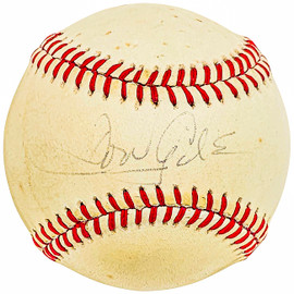 Don Gile Autographed Official AL Baseball Boston Red Sox Beckett BAS QR #BH039010