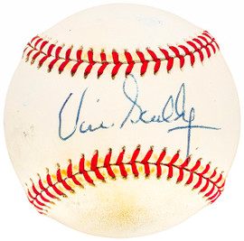 Vin Scully Autographed Official NL Baseball Los Angeles Dodgers Announcer PSA/DNA #AM17436