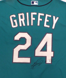 Authentic Mitchell & Ness Seattle Mariners Ken Griffey Teal Jersey SZ 52