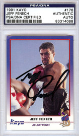 Jeff Fenech Autographed 1991 Kayo Card PSA/DNA #83314088