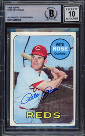 Pete Rose Autographed 1972 Topps Card #559 Cincinnati Reds Auto Grade Gem  Mint 10 Beckett BAS #15497229 - Mill Creek Sports