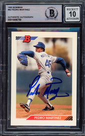 Adrian Beltre Autographed Signed Dodgers Bowman Rookie Baseball