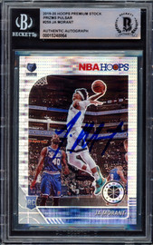 Ja Morant Autographed 2019-20 Hoops Premium Stock Prizms Pulsar
