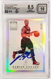 NBAカード DAINMIN LILLRAD AUTO リラード サイン 2021-2022 Panini Prizm Damian Lillard #116 Signed