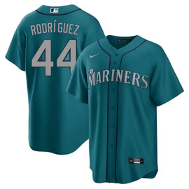 Seattle Mariners Julio Rodriguez Blue Nike Jersey Size XL Stock