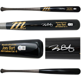 Joey Bart Autographed Black Marucci Player Model Bat San Francisco Giants Beckett BAS QR Stock #215346