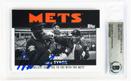 Mike Tyson Autographed 2021 Topps X ESPN 30 For 30 Card #28 Beckett BAS #15500884