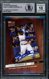 Vladimir Guerrero Jr. Autographed 2020 Topps Turkey Red Card #TR-91 Toronto  Blue Jays Beckett BAS #15780749 - Mill Creek Sports