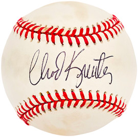 Chad Kreuter Autographed Official AL Baseball Los Angeles Dodgers, Detroit Tigers Beckett BAS #BJ009159