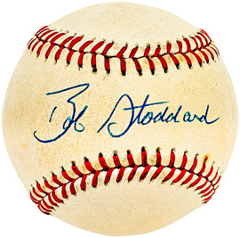 Bob Stoddard Autographed Official AL Baseball Seattle Mariners Beckett BAS #BJ009076