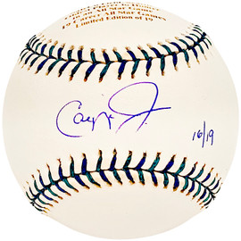 Cal Ripken Jr. Autographed Official 2001 All Star Logo MLB Game Baseball Baltimore Orioles #16/19 Steiner & MLB Holo #MR028570