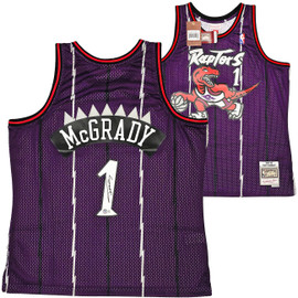 Mitchell & Ness Toronto Raptors #1 Tracy McGrady white Swingman Jersey