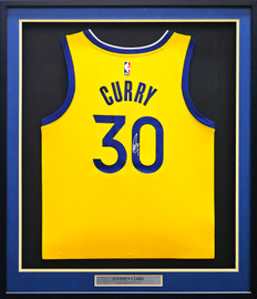 Stephen Curry Golden State Warriors Autographed White Nike Association  Edition 75th Anniversary Logo Jersey Size 48