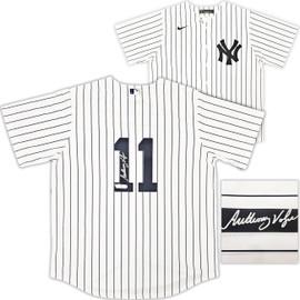 New York Yankees Anthony Volpe Autographed White Nike Jersey Size L Fanatics Holo Stock #218756