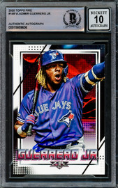 Vladimir Guerrero Jr. Autographed 2022 Bowman Platinum Card #5 Toronto Blue  Jays Beckett BAS #15866548