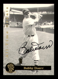 Bobby Doerr Autographed 1993 Front Row Card #3 Boston Red Sox SKU #219153