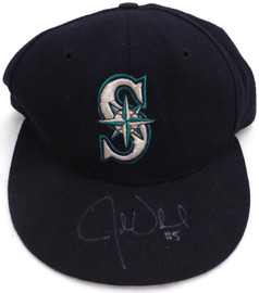 John Olerud Autographed New Era Hat Seattle Mariners MCS Holo #82179