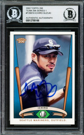 Ichiro Suzuki Autographed Orix Blue Wave Ticket 1998 Signed In Kanji  Beckett BAS #15502401 - Mill Creek Sports