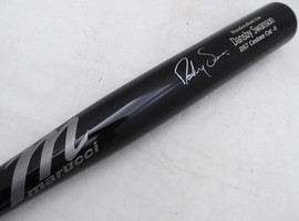 Dansby Swanson Autographed Game Model Marucci Bat Chicago Cubs Beckett BAS QR #WG42060