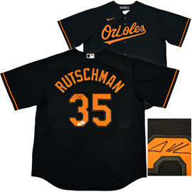 Baltimore Orioles Adley Rutschman Autographed Black Nike Jersey Size XL MLB & Fanatics Holo Stock #220521