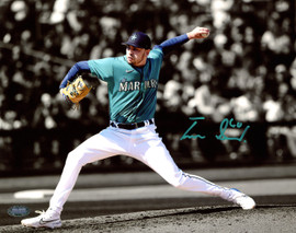 Tayler Saucedo Autographed 8X10 Photo Seattle Mariners Spotlight MCS Holo Stock #220625