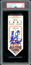 Ken Griffey Jr. Autographed July 14th, 1992 All Star Game Full Ticket Seattle Mariners PSA 5 Auto Grade Gem Mint 10 "92 AS MVP" PSA/DNA #76568479