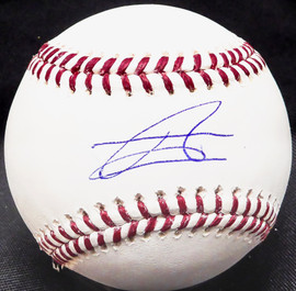 Julio Rodriguez Autographed Official MLB Baseball Seattle Mariners (Smudged) Beckett BAS QR #BJ56981
