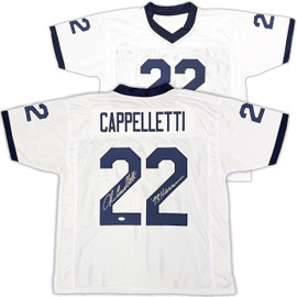 Penn State Nittany Lions John Cappelletti Autographed White Jersey "73 Heisman" JSA Stock #221330