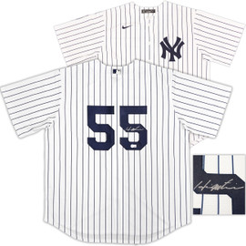 New York Yankees Hideki Matsui Autographed White Nike Jersey Size XL Beckett BAS Witness Stock #221336