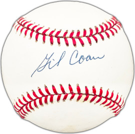 Gil Coan Autographed Official AL Baseball Chicago White Sox, Baltimore Orioles Beckett BAS #BK44426