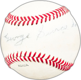 George Susce Sr. Autographed Official NCAA Baseball Boston Red Sox "To William Best Wishes" Beckett BAS #BK44485