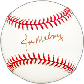 Jim Maloney Autographed Official NL Baseball Cincinnati Reds Beckett BAS #BK44384
