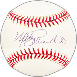 Mike Schmidt Autographed Official NL Baseball Philadelphia Phillies Beckett BAS #BK44349