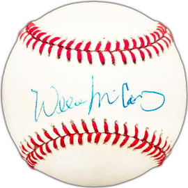 Willie McCovey Autographed Official NL Baseball San Francisco Giants Beckett BAS #BK44451