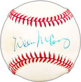 Willie McCovey Autographed Official NL Baseball San Francisco Giants Beckett BAS #BK44456