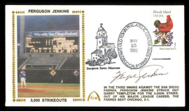 Fergie Jenkins Autographed 1982 First Day Cover Chicago Cubs SKU #222345
