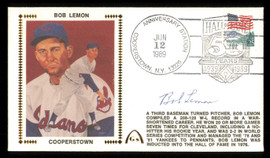 Bob Lemon Autographed 1989 First Day Cover Cleveland Indians SKU #222359