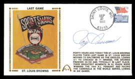 Roy Sievers Autographed 1993 First Day Cover St. Louis Browns SKU #222431