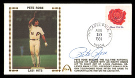 Pete Rose Autographed 1981 First Day Cover Philadelphia Phillies SKU #222408