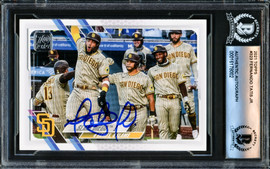 Fernando Tatis Jr. Autographed 2021 Topps Opening Day Card